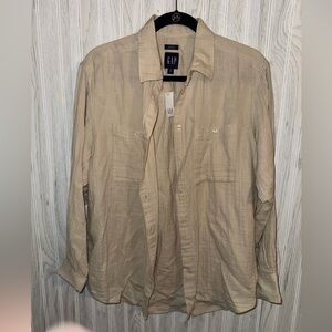 GAP Crinkle Gauze Big Shirt